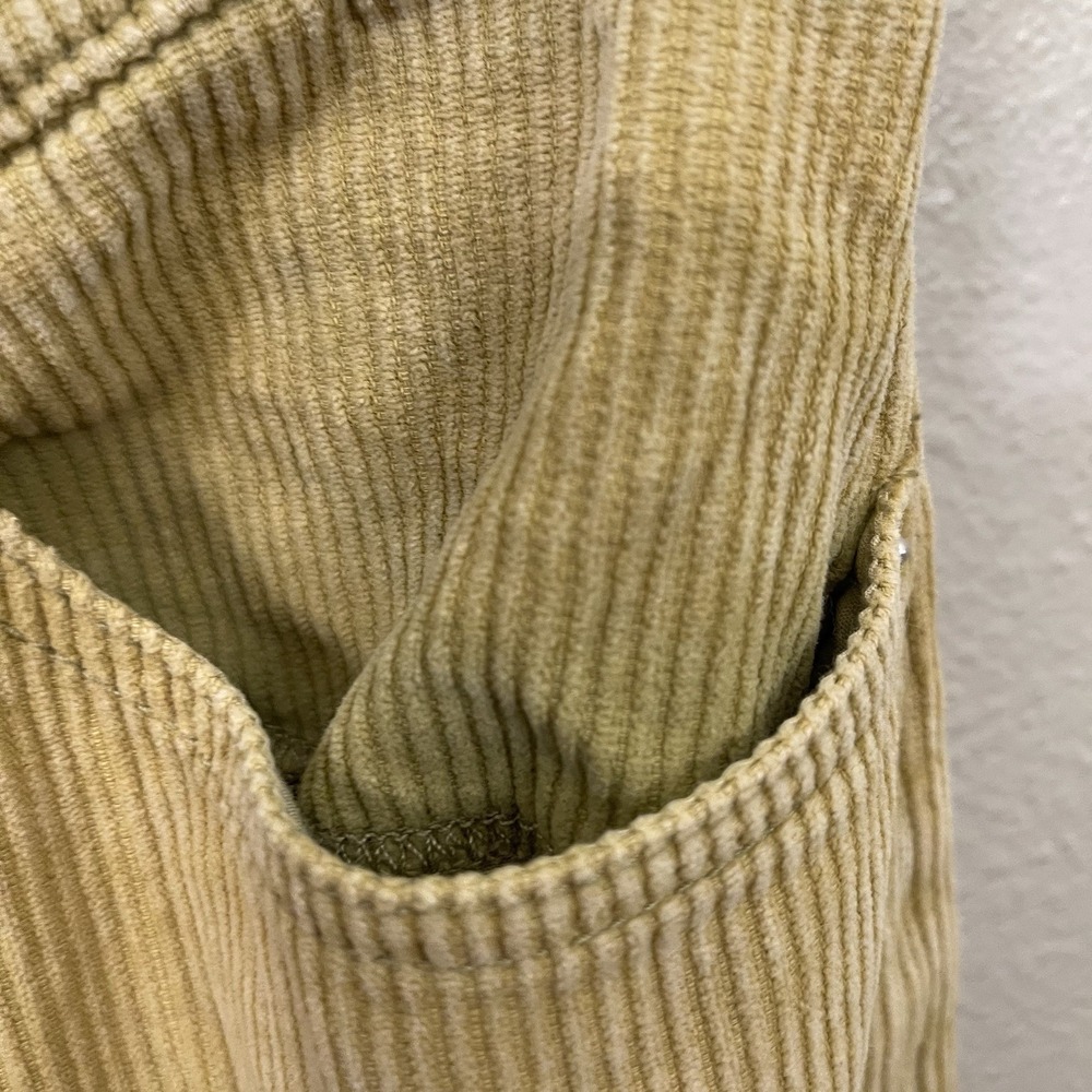 BDG Urban Outfitters Corduroy Ankle Pants Yellow TRASHED Streetwear Grunge Sz 29 - Picture 10 of 14